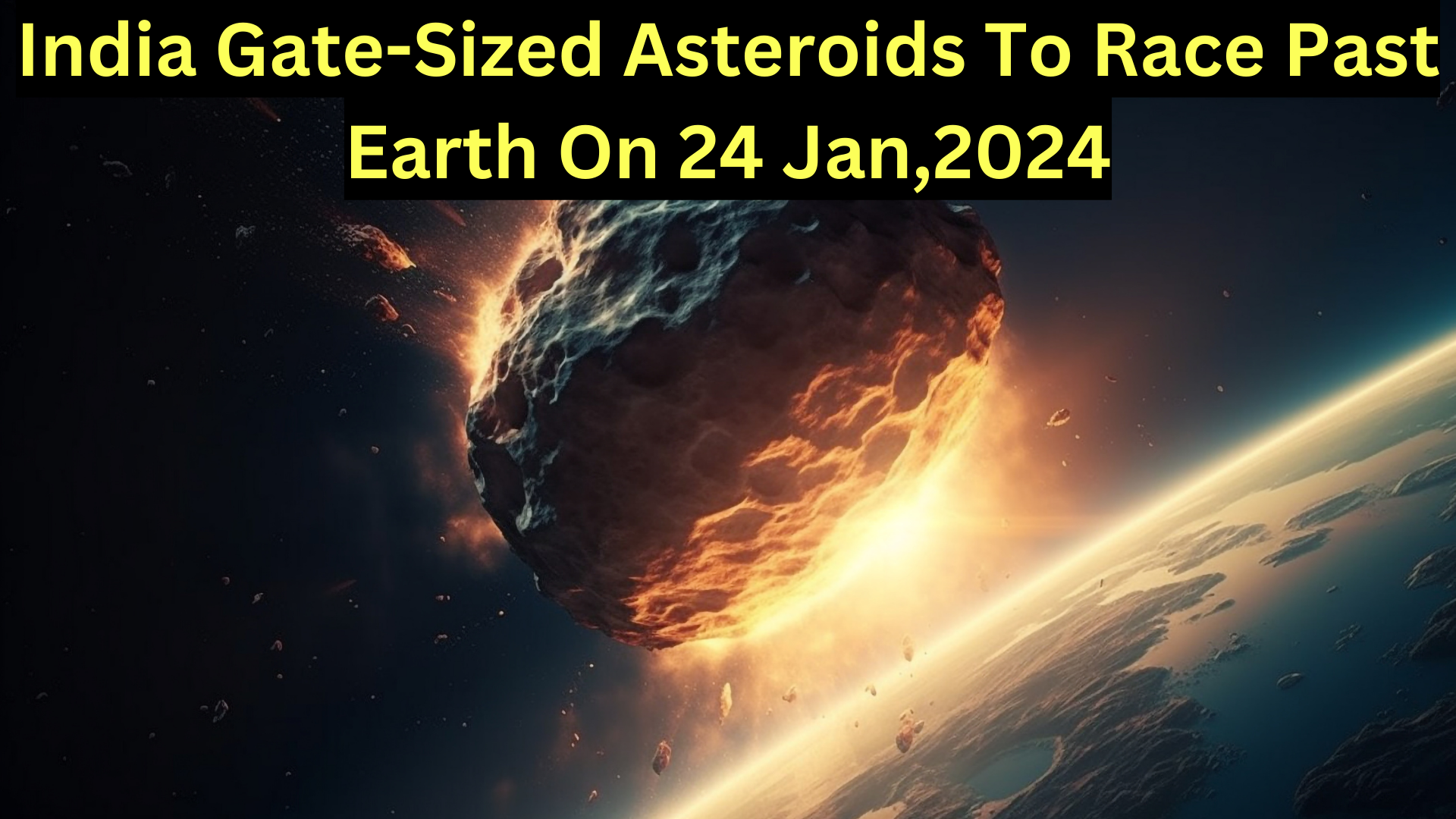 India Gate-Sized Asteroids To Race Past Earth On 24 Jan,2024